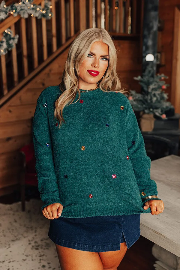 Keeping It Cool Embellished Knit Sweater Curves sold by Impressions product image thumbnail 2