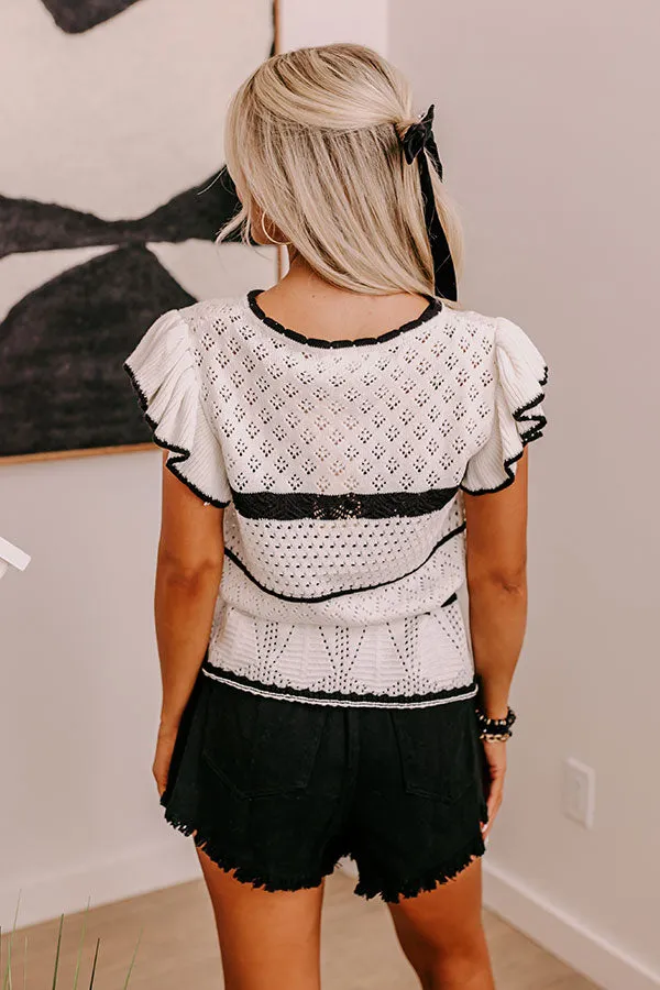 Country Club Cutie Knit Top sold by Impressions product image thumbnail 5