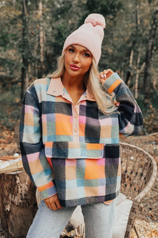 Sincerely Snuggly Plaid Pullover sold by Impressions