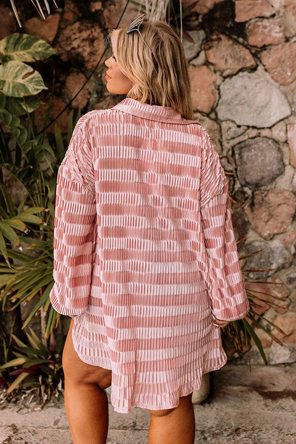 Champagne Season Pleated Top Blush Curves sold by Impressions product image thumbnail 5