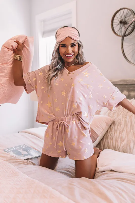 A Hint Of Stardust Shift Tee In Pink sold by Impressions