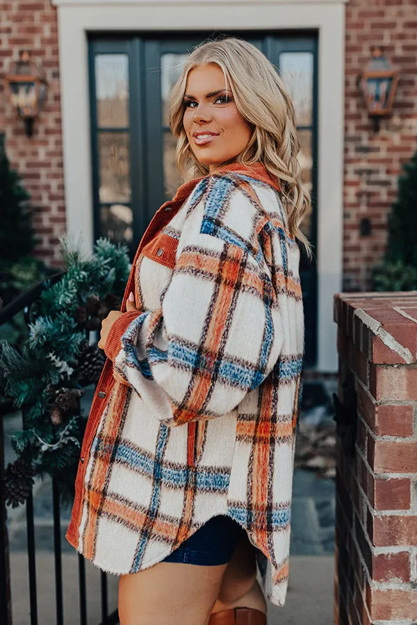 Brown Sugar Smiles Plaid Jacket Curves sold by Impressions product image thumbnail 5