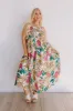 Tranquil Time Floral Midi in Cream Curves sold by Impressions
