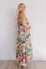 Tranquil Time Floral Midi in Cream Curves sold by Impressions