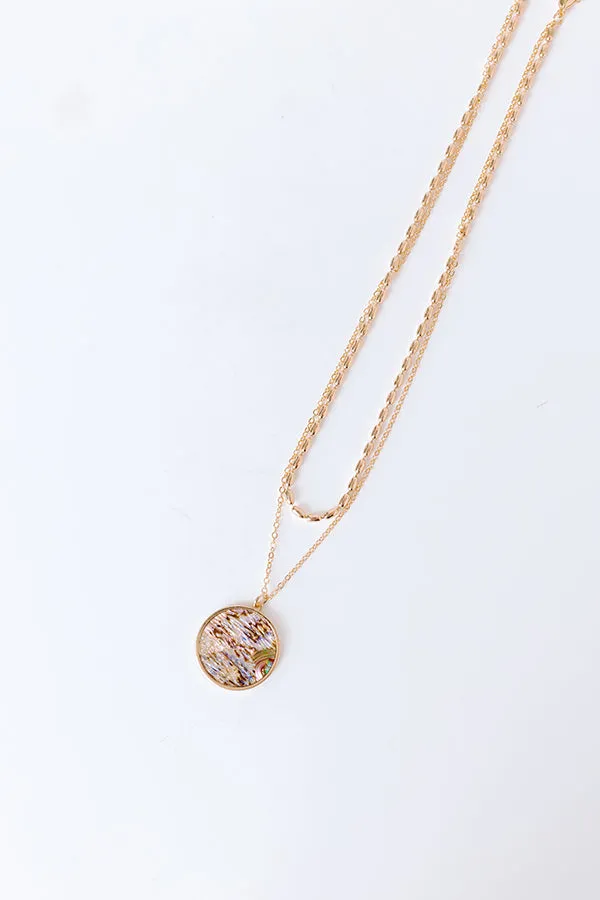 Catalina Coastline Layered Necklace in Abalone Shell sold by Impressions product image thumbnail 3