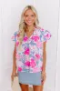 Call It Bliss Floral Shift Top sold by Impressions