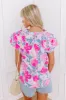 Call It Bliss Floral Shift Top sold by Impressions