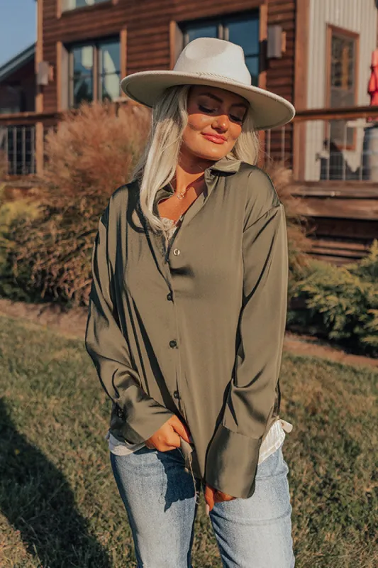 Playlist On Repeat Button Up In Sage sold by Impressions