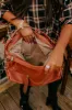Simply Grand Faux Leather Tote In Maple sold by Impressions
