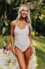 Ride The Tide One Piece Swimsuit in White sold by Impressions