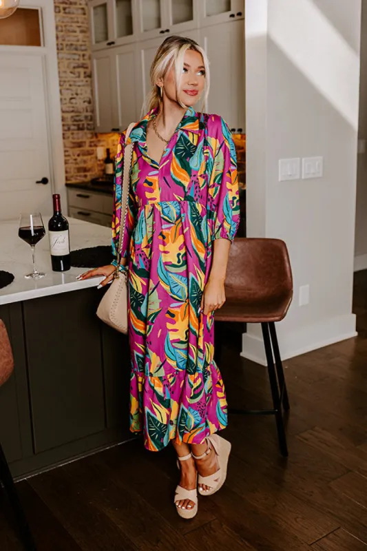 Traveling The Horizon Midi In Orchid sold by Impressions