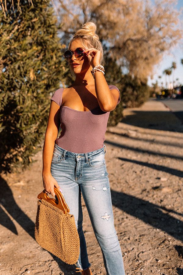 Casual Upgrade Top In Lavender sold by Impressions product image thumbnail 4