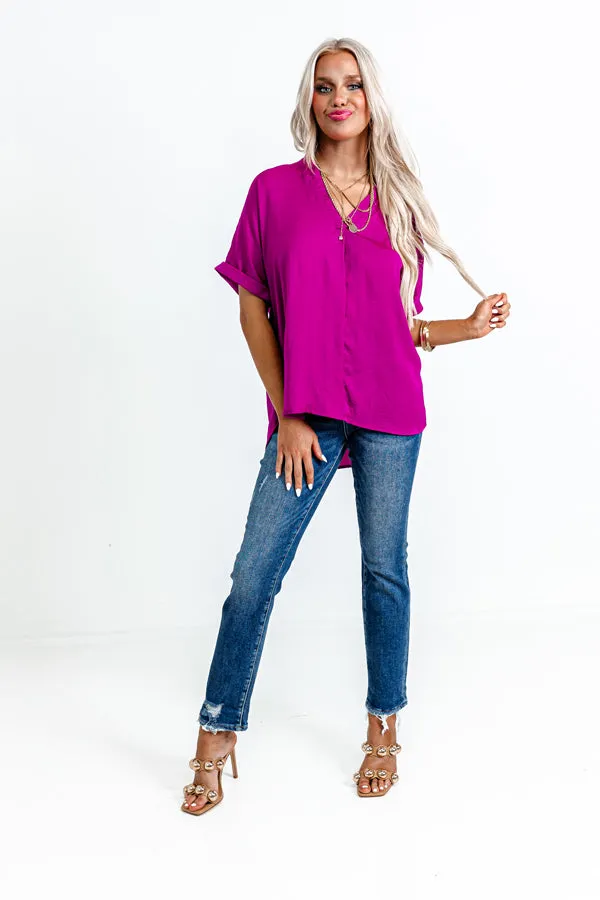 Stylish Setting Shift Top in Berry sold by Impressions product image thumbnail 2