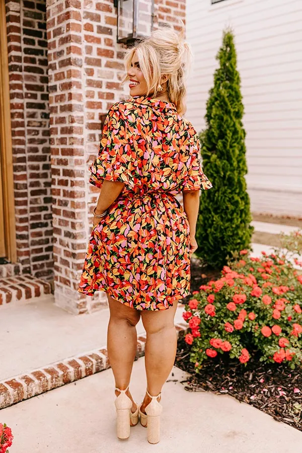 Statement Maker Floral Romper in Black Curves sold by Impressions product image thumbnail 4