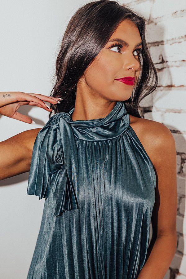 Friends To Lovers Shift Top In Teal sold by Impressions product image thumbnail 5