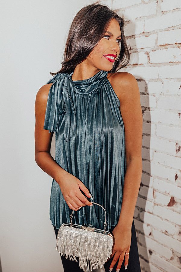 Friends To Lovers Shift Top In Teal sold by Impressions product image thumbnail 2