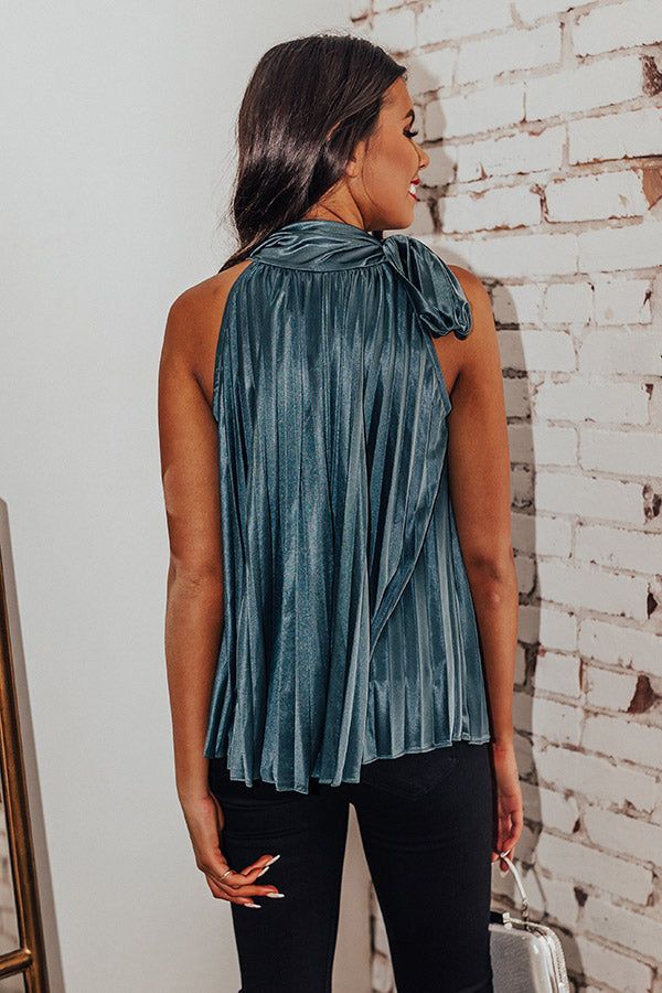 Friends To Lovers Shift Top In Teal sold by Impressions product image thumbnail 4