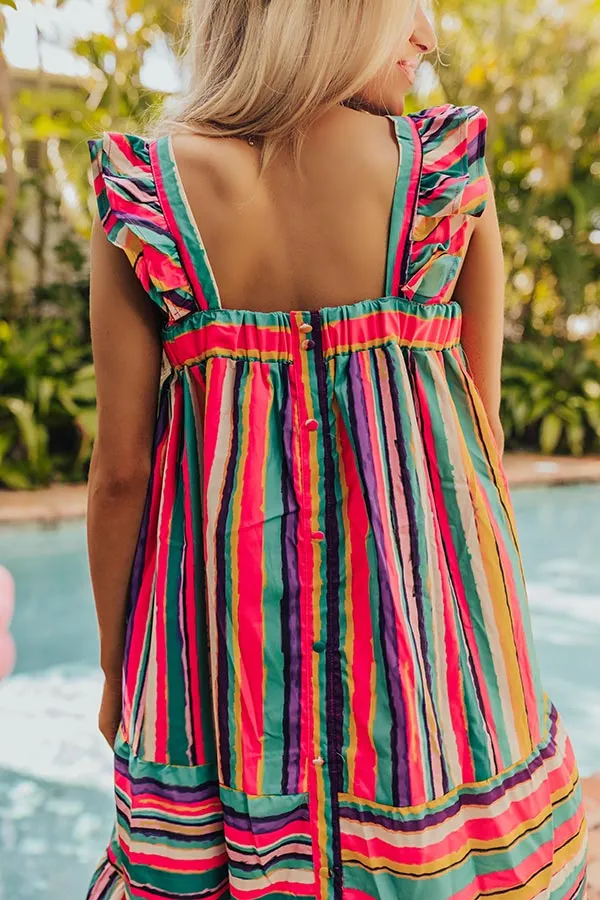 Hit Remix Stripe Midi In Pink sold by Impressions product image thumbnail 3