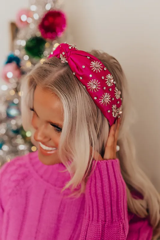 Dreamy And Dazzling Embellished Headband In Orchid sold by Impressions