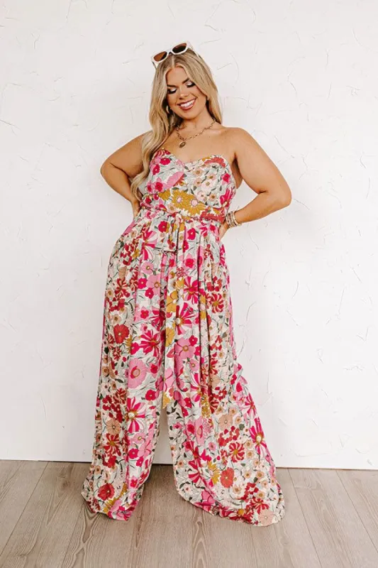 Time For Bliss Floral Jumpsuit Curves sold by Impressions