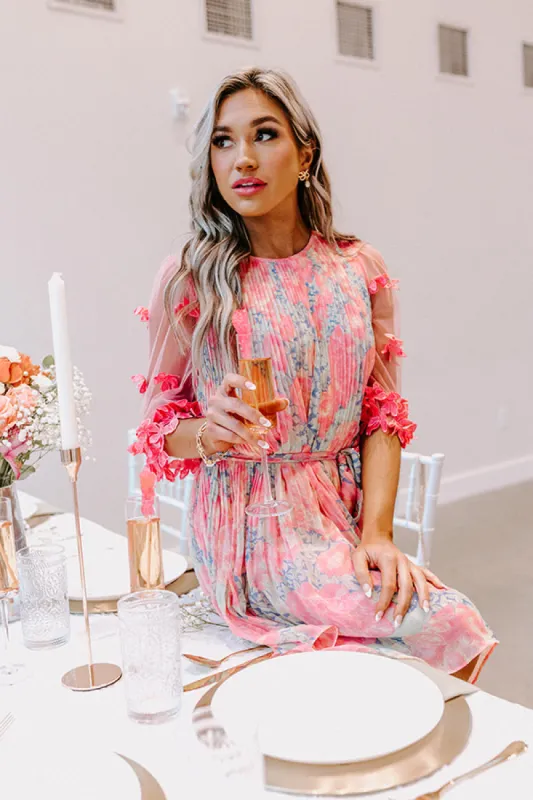 Tea Party Vibes Pleated Dress sold by Impressions