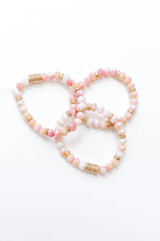 Subtle Shimmer Stretch Bracelet Set sold by Impressions