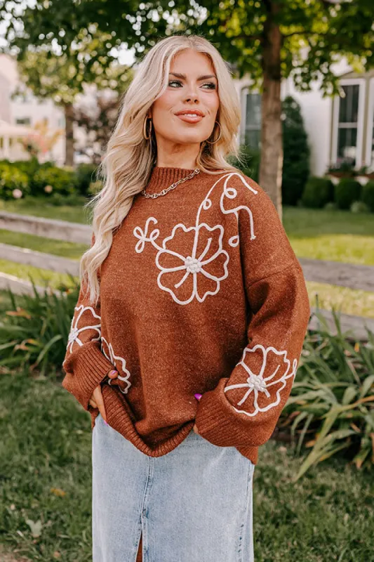 Apple Spiced Perfection Knit Sweater sold by Impressions