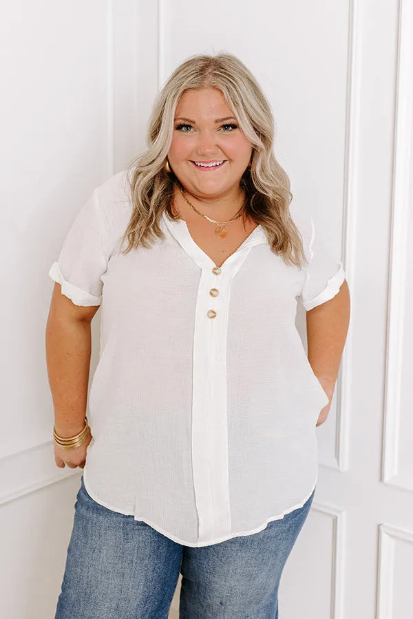 Coastal Breeze Shift Top in White Curves sold by Impressions product image thumbnail 2