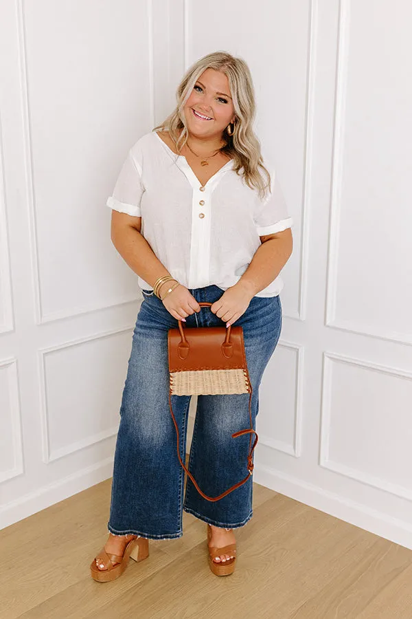 Coastal Breeze Shift Top in White Curves sold by Impressions product image thumbnail 3