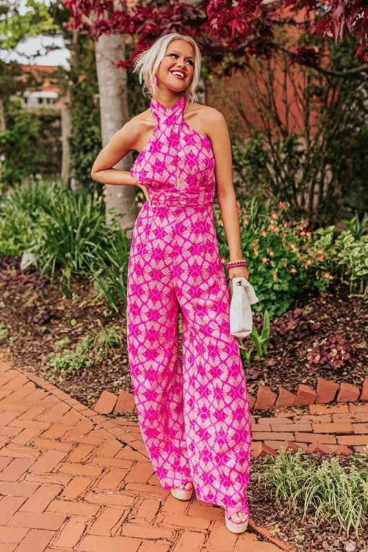 Powerful Love Halter Jumpsuit sold by Impressions