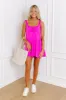 Coffee Run Athletic Dress in Fuchsia sold by Impressions