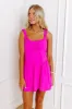 Coffee Run Athletic Dress in Fuchsia sold by Impressions
