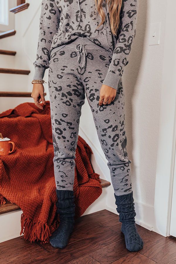 Cozy Surroundings Leopard Joggers sold by Impressions product image thumbnail 3