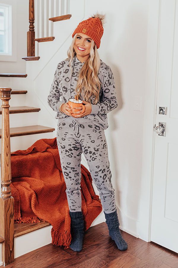 Cozy Surroundings Leopard Joggers sold by Impressions