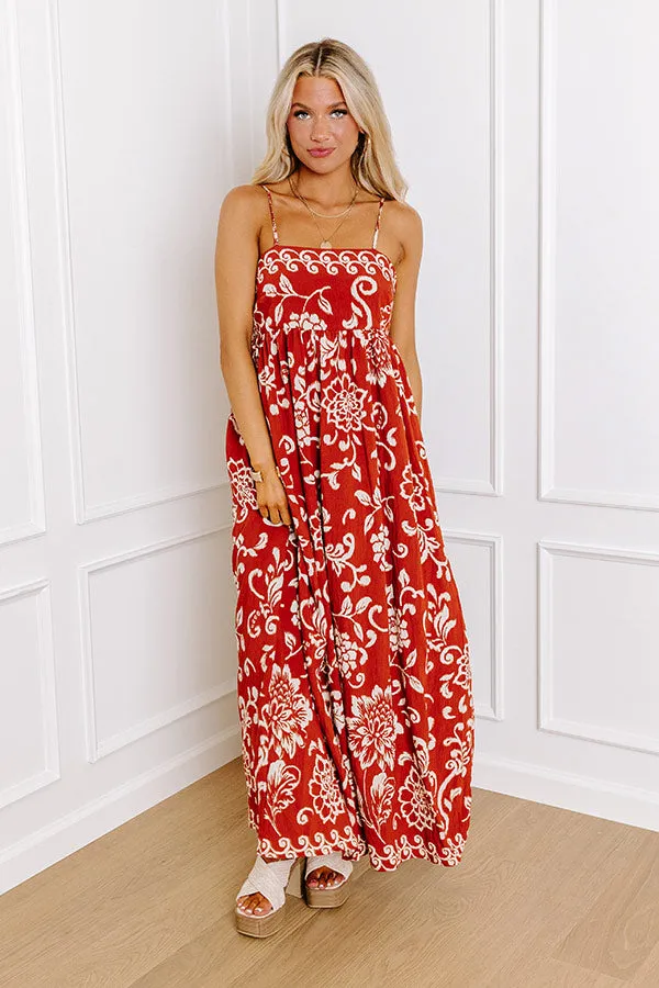 Tucson Sunset Floral Maxi Dress sold by Impressions product image thumbnail 3