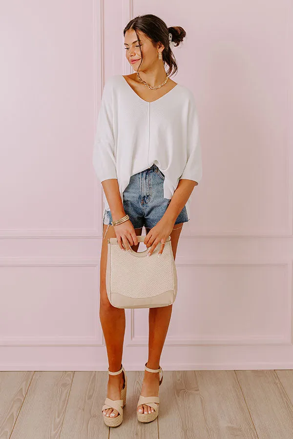 Casual Chic Shift Top in White sold by Impressions product image thumbnail 2