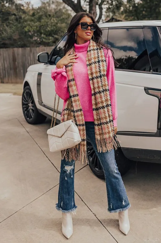 Peaceful Morning Sweater In Pink sold by Impressions