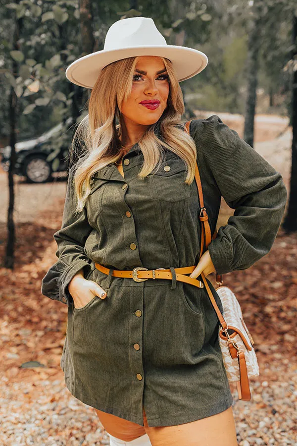 Cinnamon Lane Corduroy Mini Dress Curves sold by Impressions product image thumbnail 2