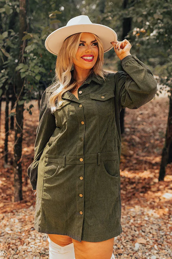 Cinnamon Lane Corduroy Mini Dress Curves sold by Impressions product image thumbnail 4