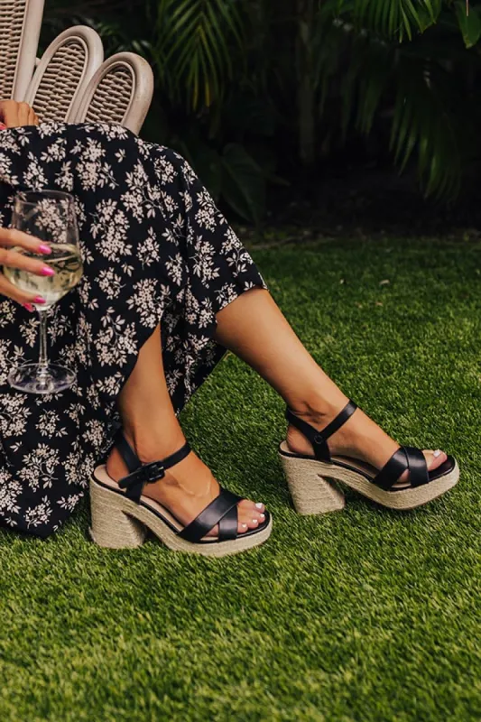 The Leilani Heel In Black sold by Impressions