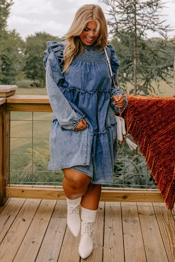 With You Always Chambray Dress Curves sold by Impressions product image thumbnail 4