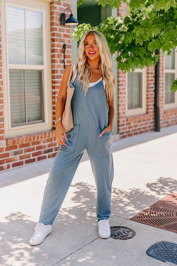 Chic And Sincere Jumpsuit in Teal sold by Impressions