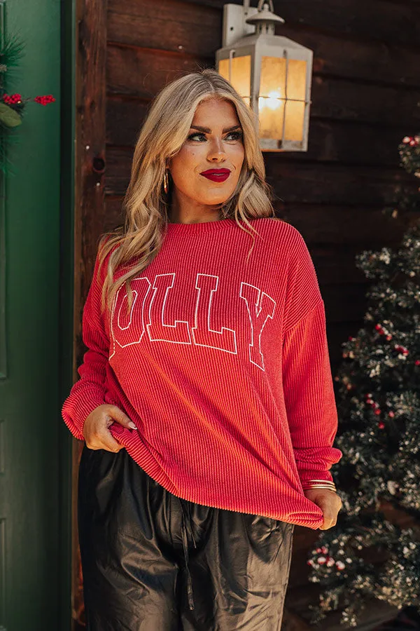 Jolly Graphic Tee In Red Curves sold by Impressions product image thumbnail 3