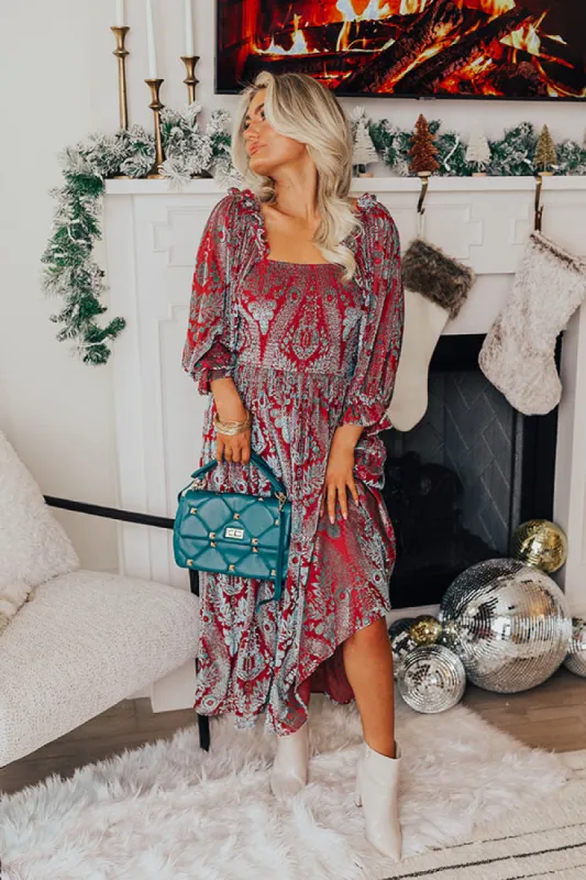 Midnight Mantra Velvet Midi sold by Impressions