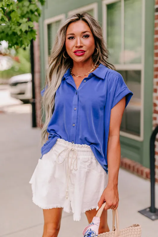 Change It Up Top In Royal Blue sold by Impressions