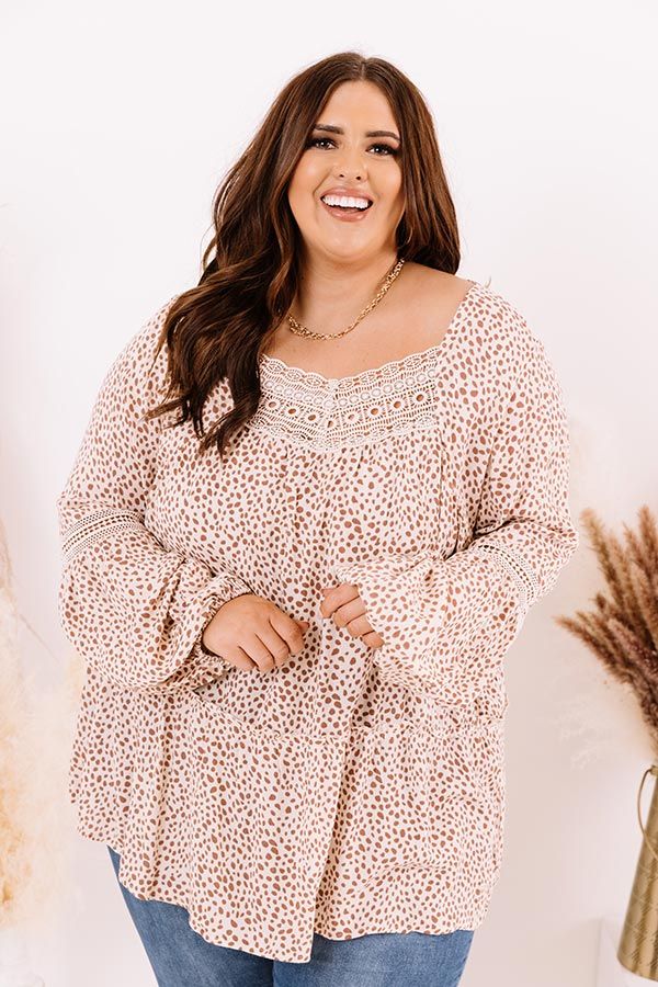 Sweet Poetry Shift Top in Cream Curves sold by Impressions product image thumbnail 3