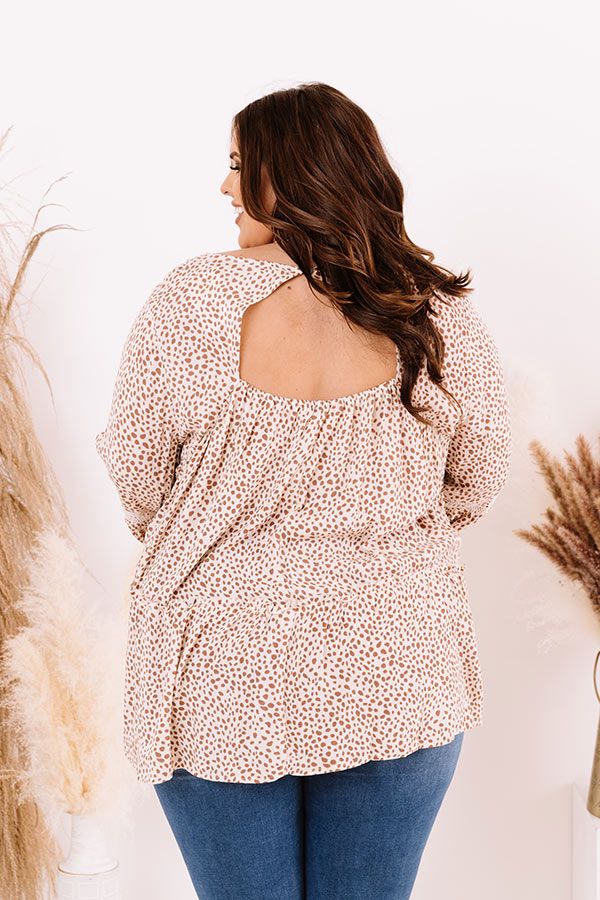 Sweet Poetry Shift Top in Cream Curves sold by Impressions product image thumbnail 4