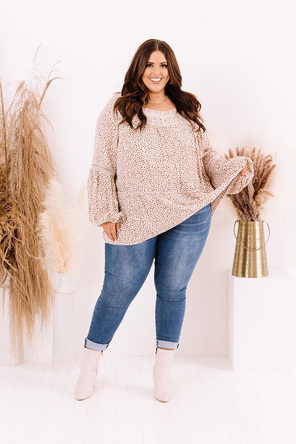 Sweet Poetry Shift Top in Cream Curves sold by Impressions product image thumbnail 2