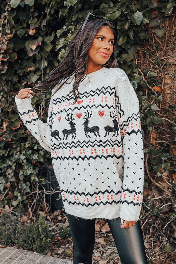 Deck The Halls Sweater In Ivory sold by Impressions product image thumbnail 4