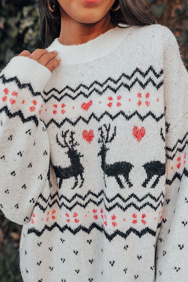 Deck The Halls Sweater In Ivory sold by Impressions product image thumbnail 3